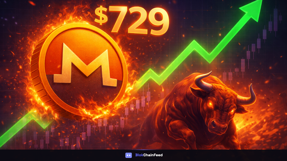 Monero Price Smashes $729 ATH — Bulls Target $800 After 8-Year Breakout