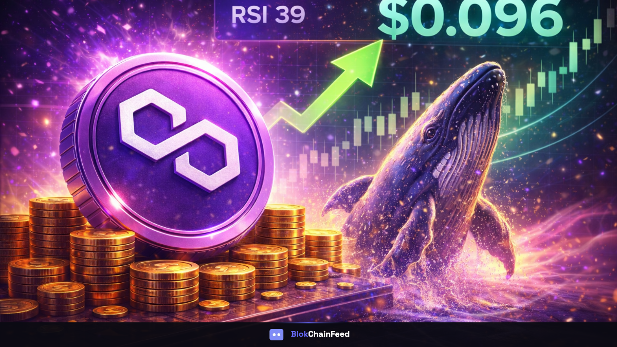 POL Climbs 7% to $0.096 — RSI Signals Oversold Bounce Amid Whale Buying