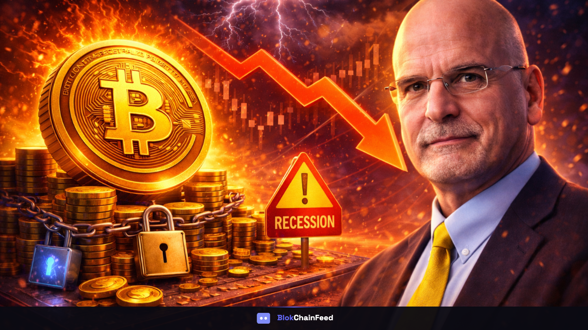 Bitcoin Slide Signals Recession Risk — McGlone Warns